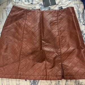 FOREVER21 leather skirt